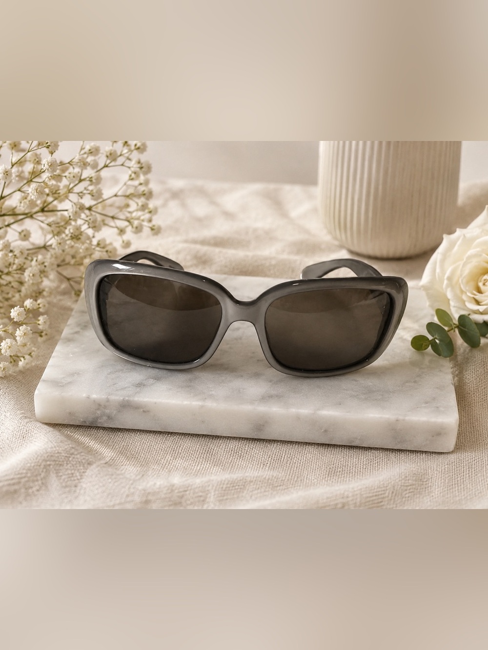 Marc By Marc Jacobs Gray Women's Sunglasses with Smoke Lenses